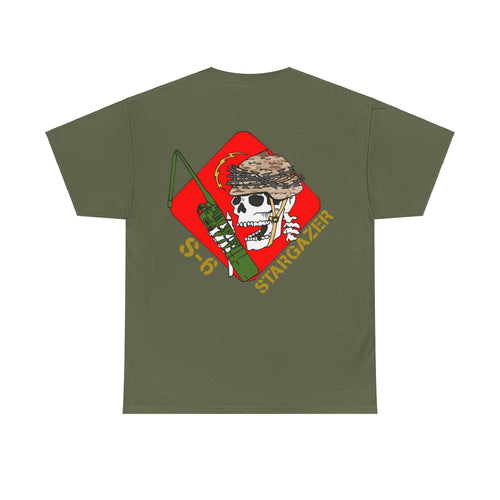2nd Intel Bn Green Unisex Heavy Cotton Tee | Customizable Military T-Shirt | Comfortable & Durable | Perfect for Everyday Wear