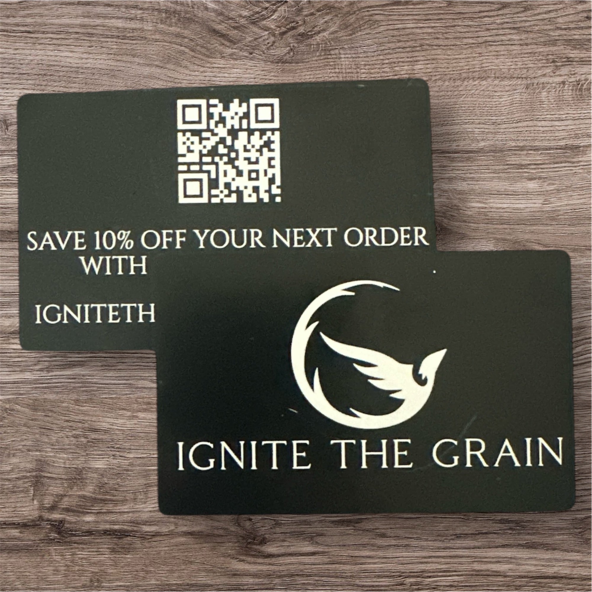 Custom Black Metal Business Card – Elegant & Engraved for Professionals