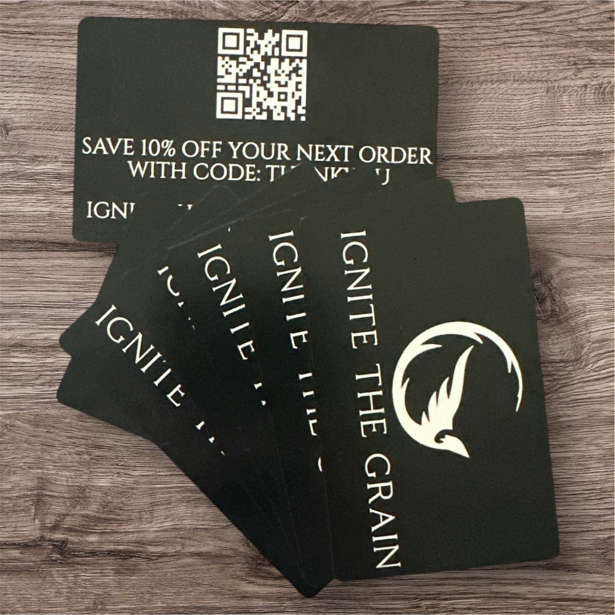Custom Black Metal Business Card – Elegant & Engraved for Professionals