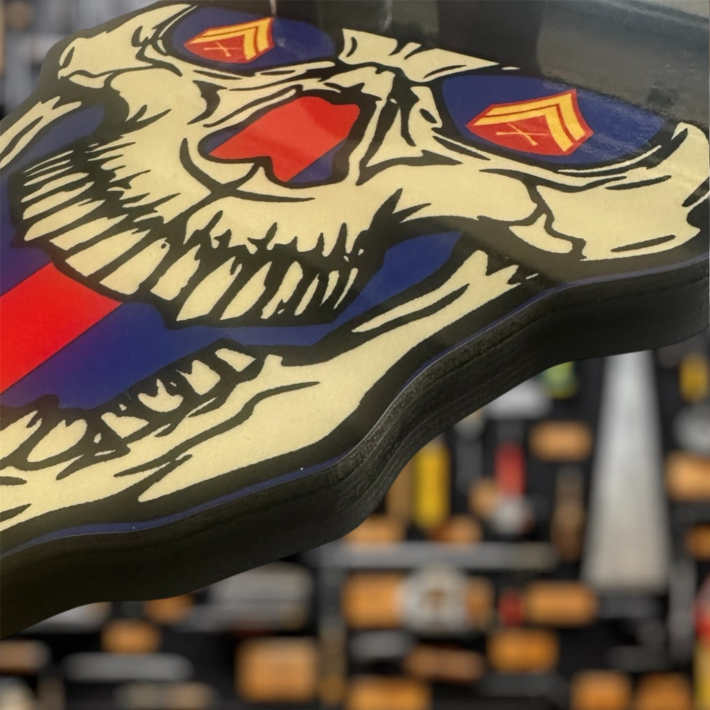 Custom USMC Skull Plaque for Awards and Gifts