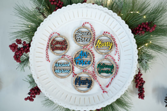 Unique Military Branch Christmas Ornaments - Perfect Patriotic Gifts